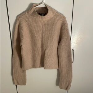 & Other Stories Cream Turtleneck Sweater
